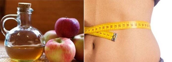 L'aceto di mele può aiutare con la perdita di peso a casa