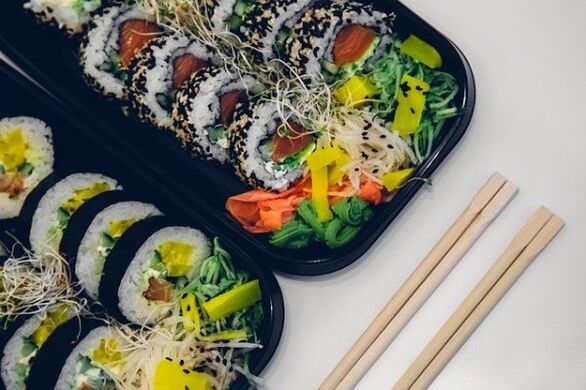 Sushi per la dieta giapponese